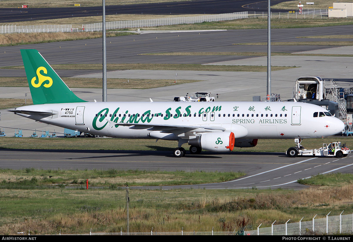 Aircraft Photo of F-WWIN | Airbus A320-214 | Spring Airlines | AirHistory.net #229318