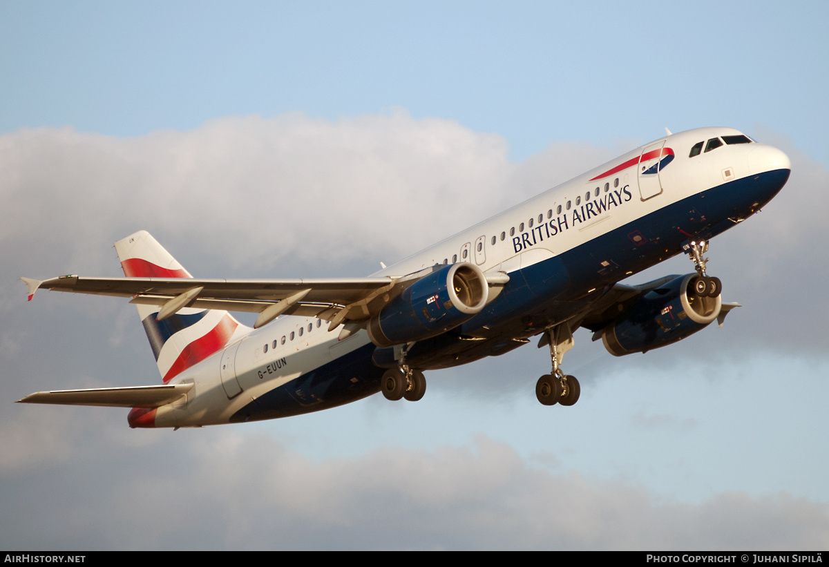 Aircraft Photo of G-EUUN | Airbus A320-232 | British Airways | AirHistory.net #229323