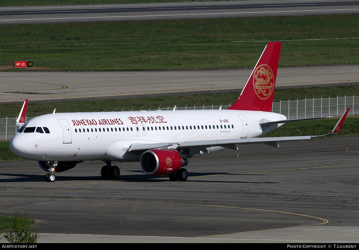 Aircraft Photo of B-1681 | Airbus A320-214 | Juneyao Airlines | AirHistory.net #229350