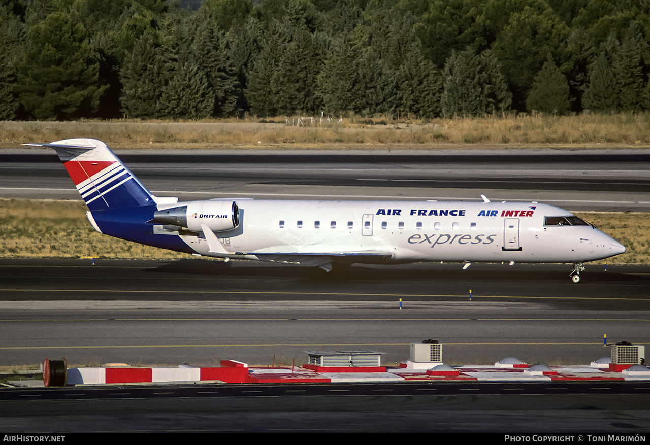 Aircraft Photo of F-GRJB | Canadair CRJ-100ER (CL-600-2B19) | Air France Express | AirHistory.net #229352