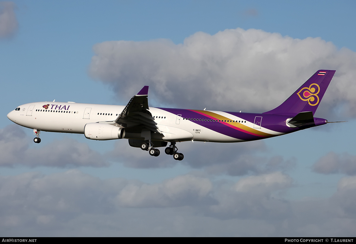 Aircraft Photo of F-WWYC | Airbus A330-343 | Thai Airways International | AirHistory.net #229378