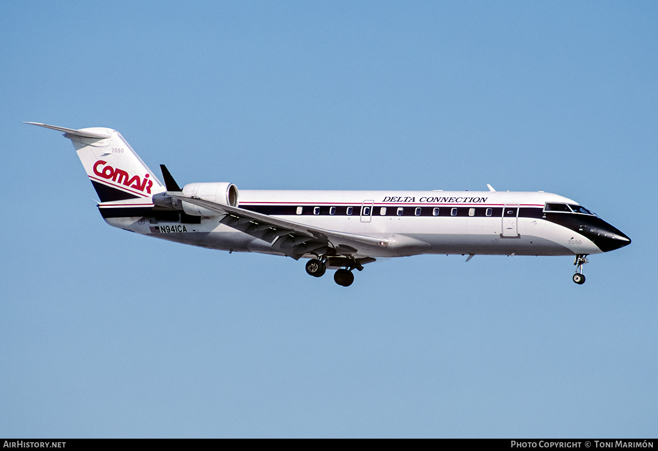 Aircraft Photo of N941CA | Canadair CRJ-100ER (CL-600-2B19) | Delta Connection | AirHistory.net #229385