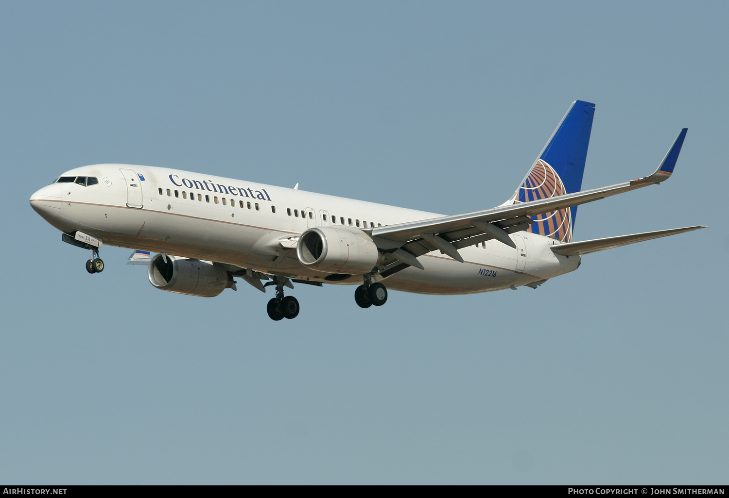 Aircraft Photo of N12216 | Boeing 737-824 | Continental Airlines | AirHistory.net #229410