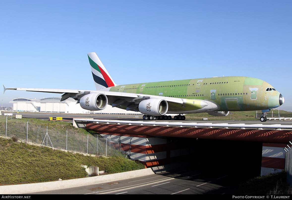 Aircraft Photo of F-WWAL | Airbus A380-861 | Emirates | AirHistory.net #229429