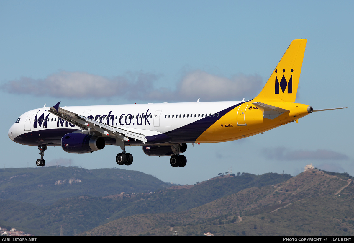 Aircraft Photo of G-ZBAE | Airbus A321-231 | Monarch Airlines | AirHistory.net #229430