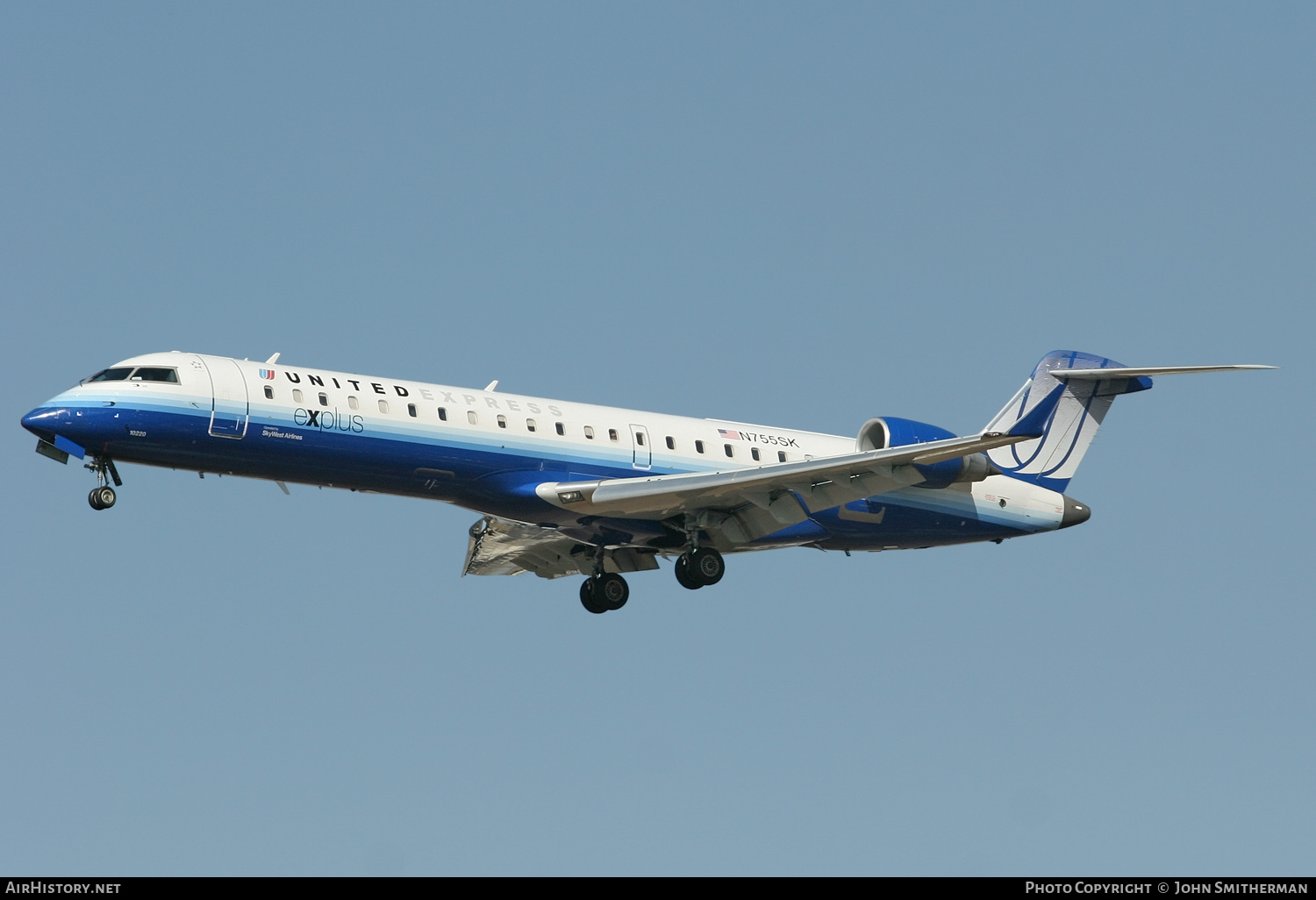 Aircraft Photo of N755SK | Bombardier CRJ-700 (CL-600-2C10) | United Express | AirHistory.net #229434