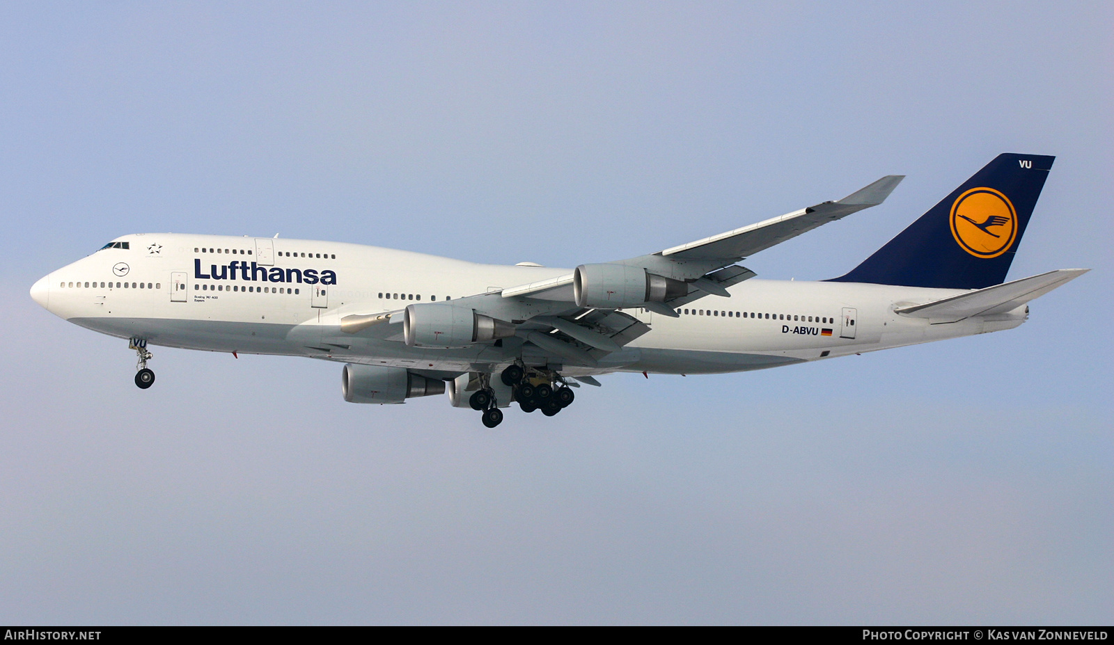 Aircraft Photo of D-ABVU | Boeing 747-430 | Lufthansa | AirHistory.net #229442