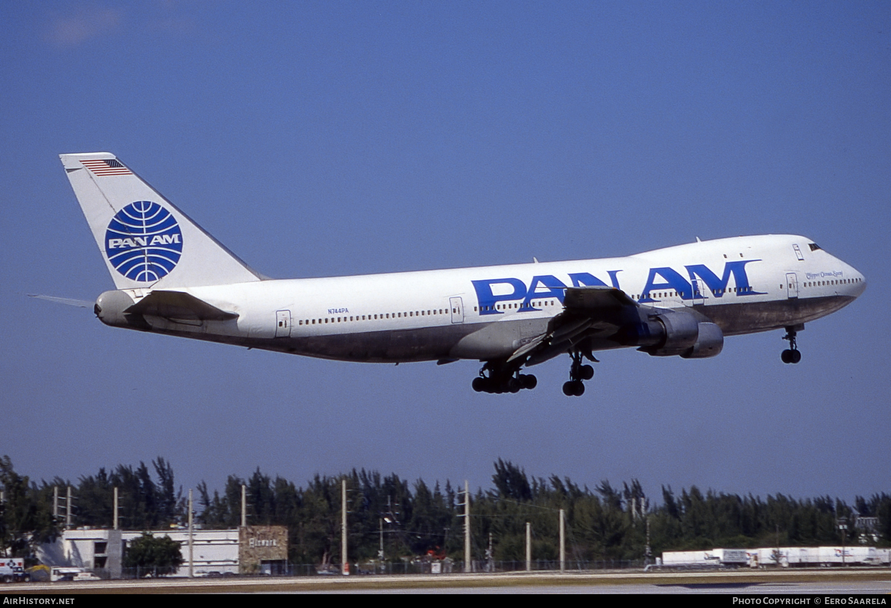 Aircraft Photo of N744PA | Boeing 747-121 | Pan American World Airways - Pan Am | AirHistory.net #229454