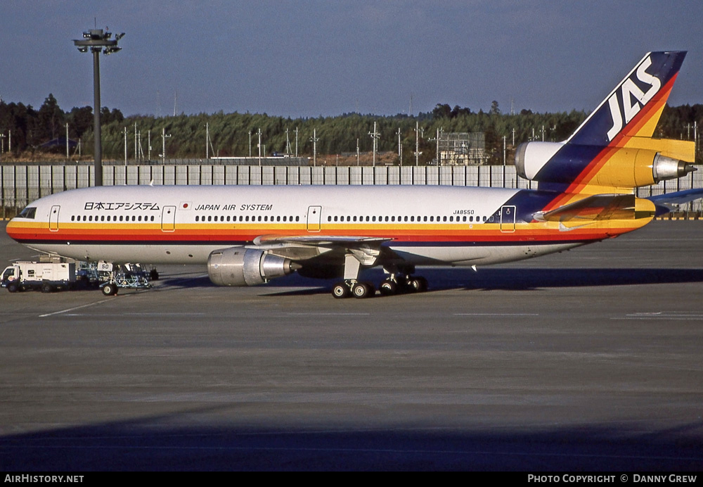 Aircraft Photo of JA8550 | McDonnell Douglas DC-10-30 | Japan Air System - JAS | AirHistory.net #229487