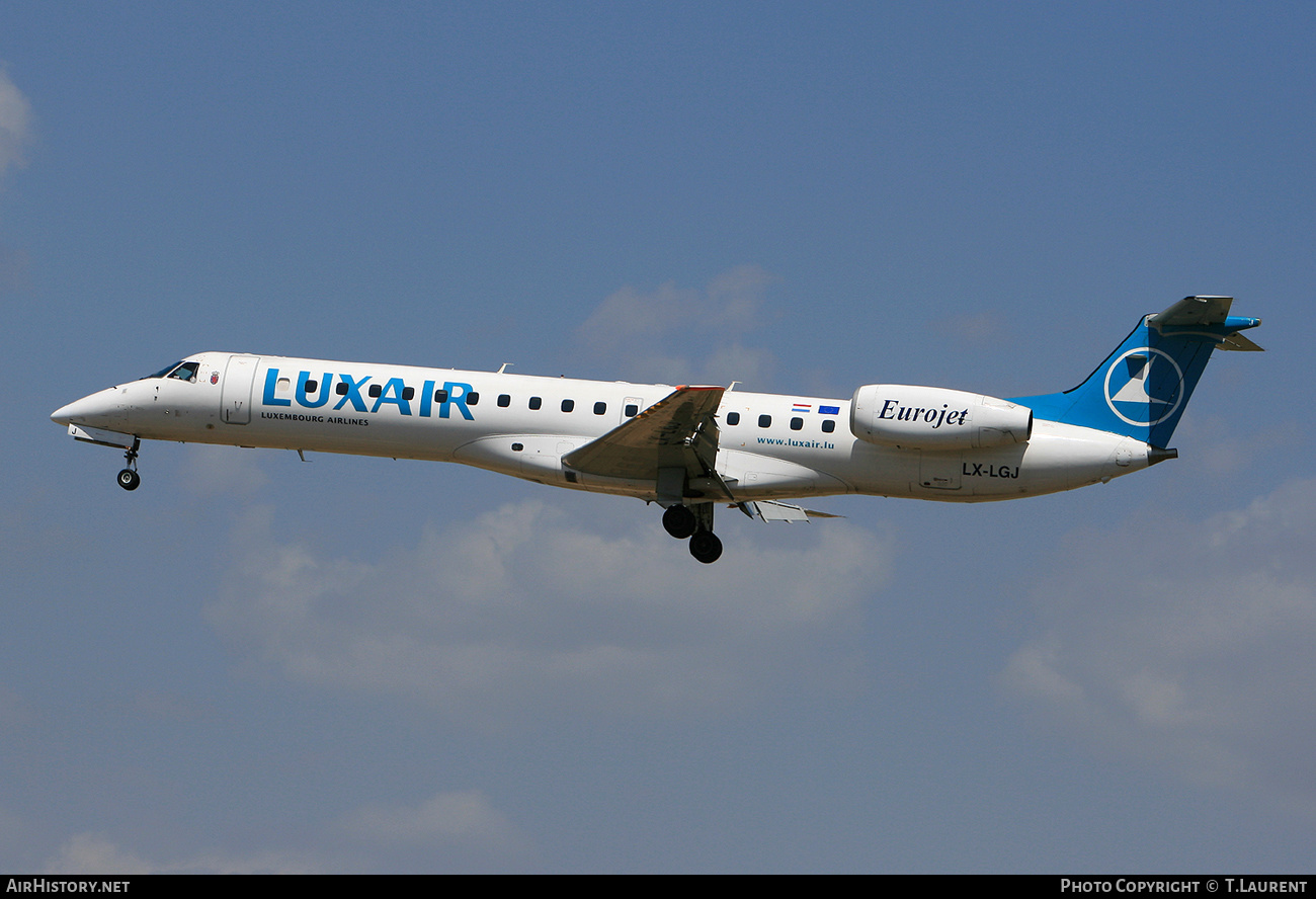 Aircraft Photo of LX-LGJ | Embraer ERJ-145LU (EMB-145LU) | Luxair | AirHistory.net #229488
