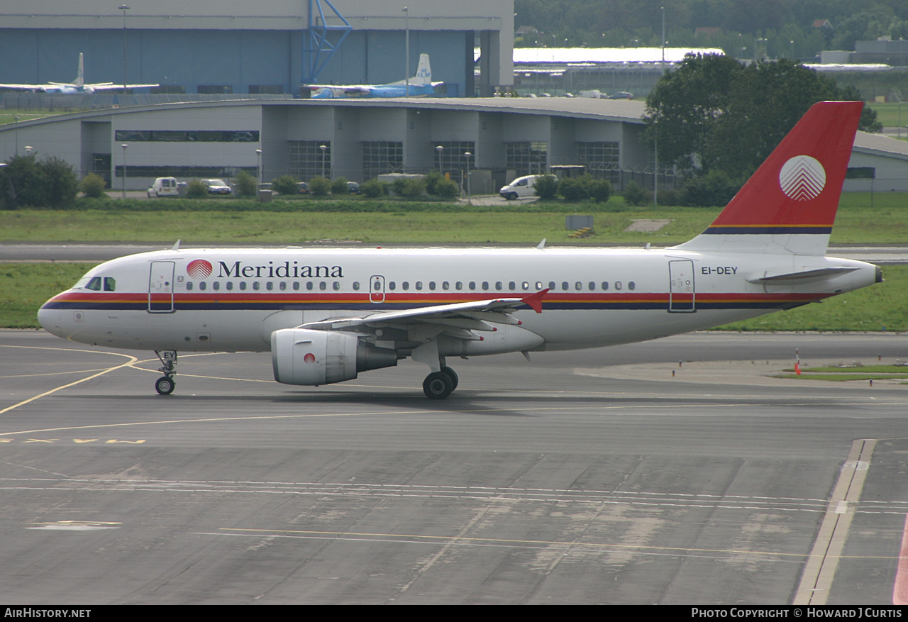 Aircraft Photo of EI-DEY | Airbus A319-112 | Meridiana | AirHistory.net #229493