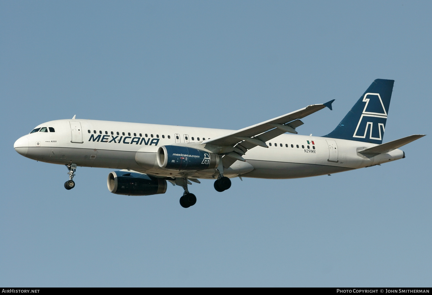 Aircraft Photo of N291MX | Airbus A320-231 | Mexicana | AirHistory.net #229513