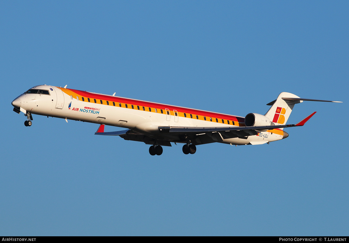 Aircraft Photo of EC-LOJ | Bombardier CRJ-1000ER NG (CL-600-2E25) | Air Nostrum | AirHistory.net #229528