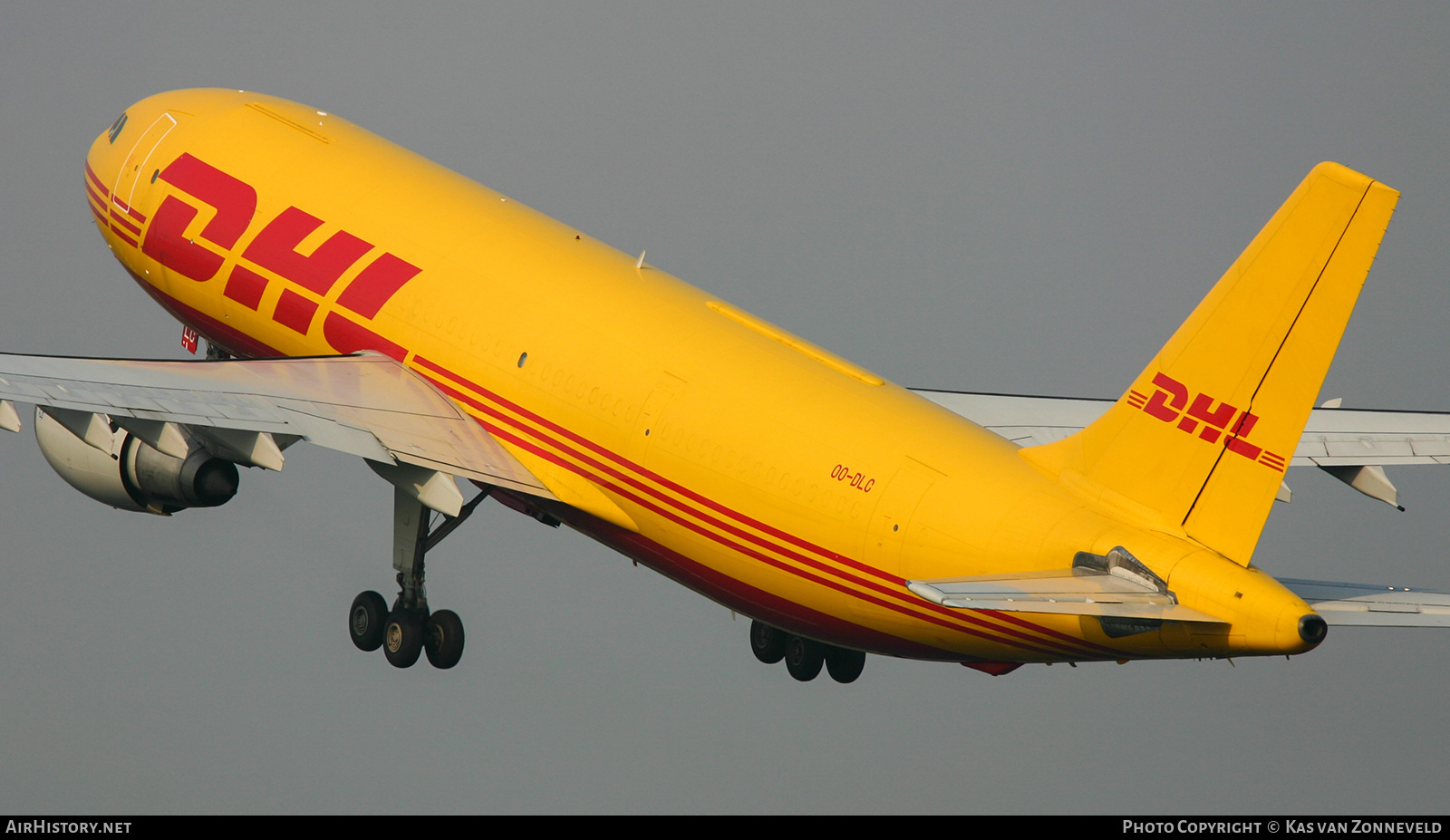 Aircraft Photo of OO-DLC | Airbus A300B4-203(F) | DHL International | AirHistory.net #229530