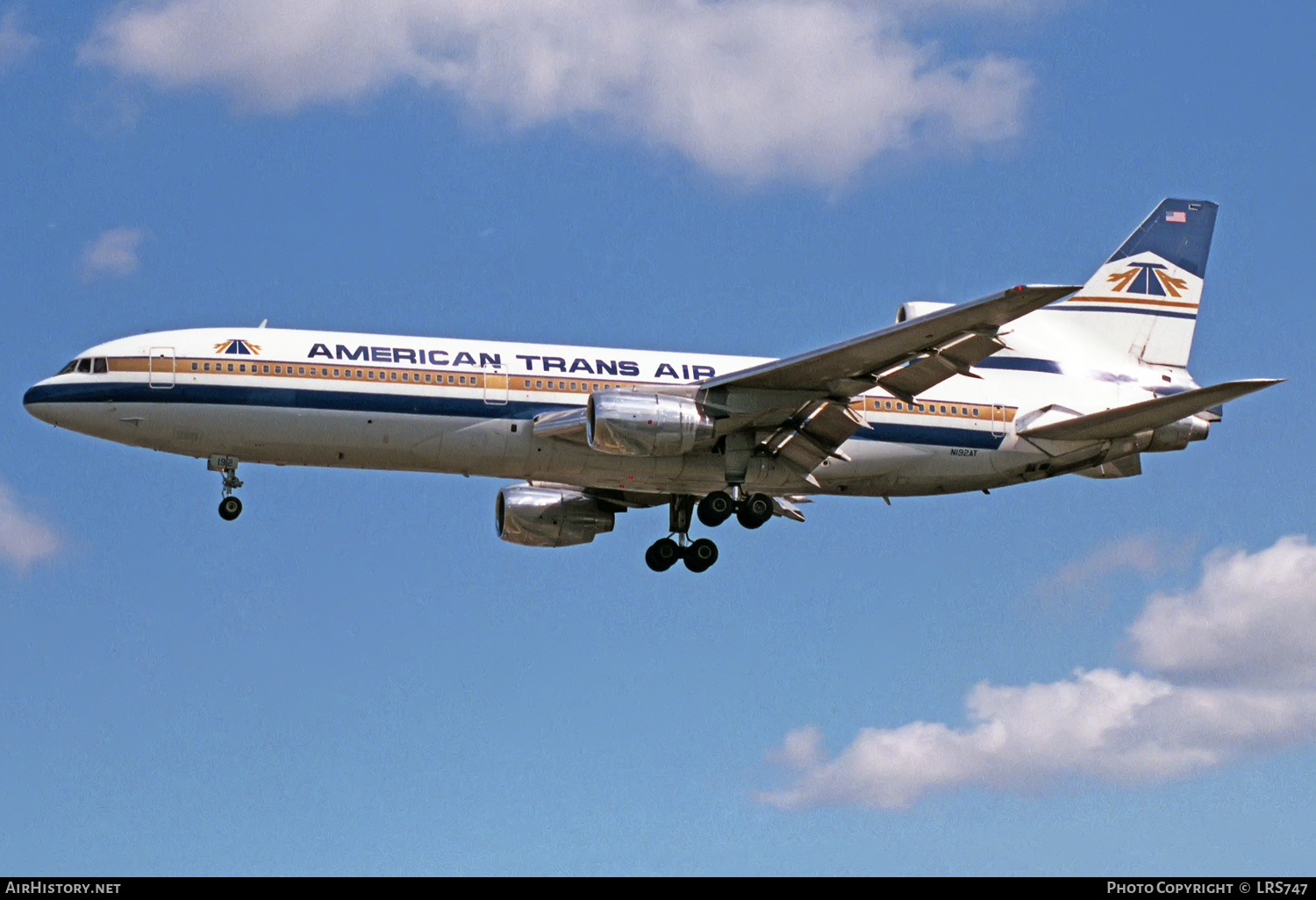 Aircraft Photo of N192AT | Lockheed L-1011-385-1 TriStar 1 | American Trans Air - ATA | AirHistory.net #229537
