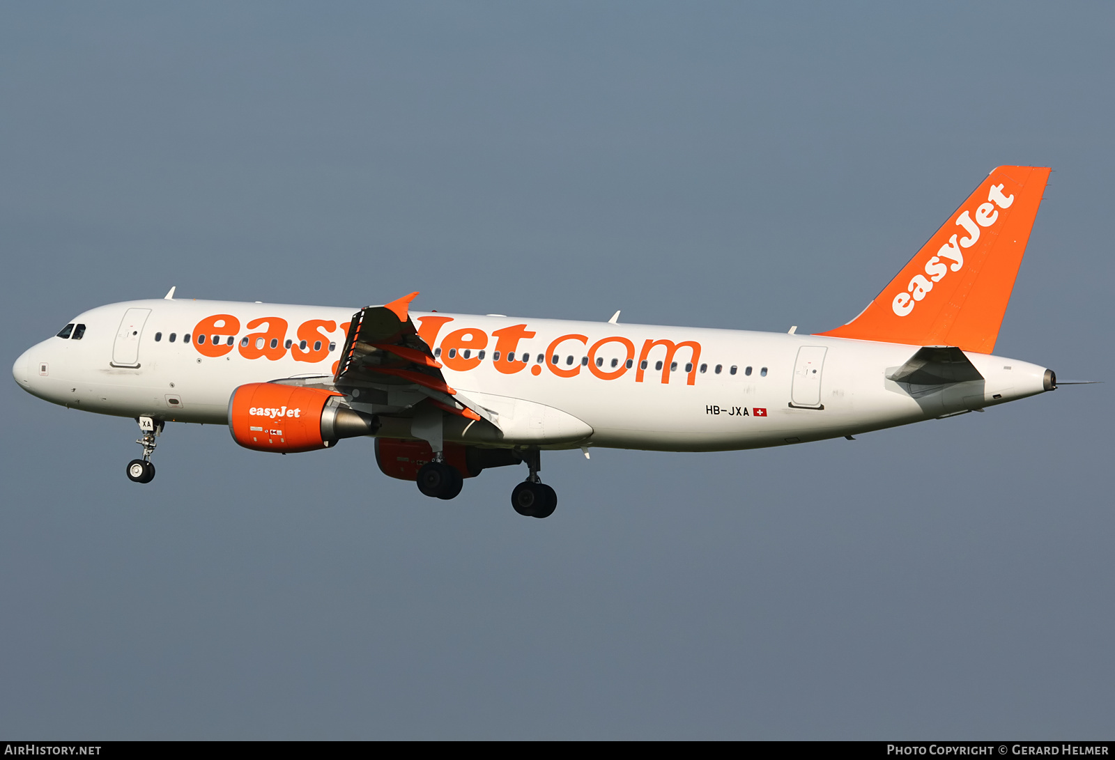 Aircraft Photo of HB-JXA | Airbus A320-214 | EasyJet | AirHistory.net #229538