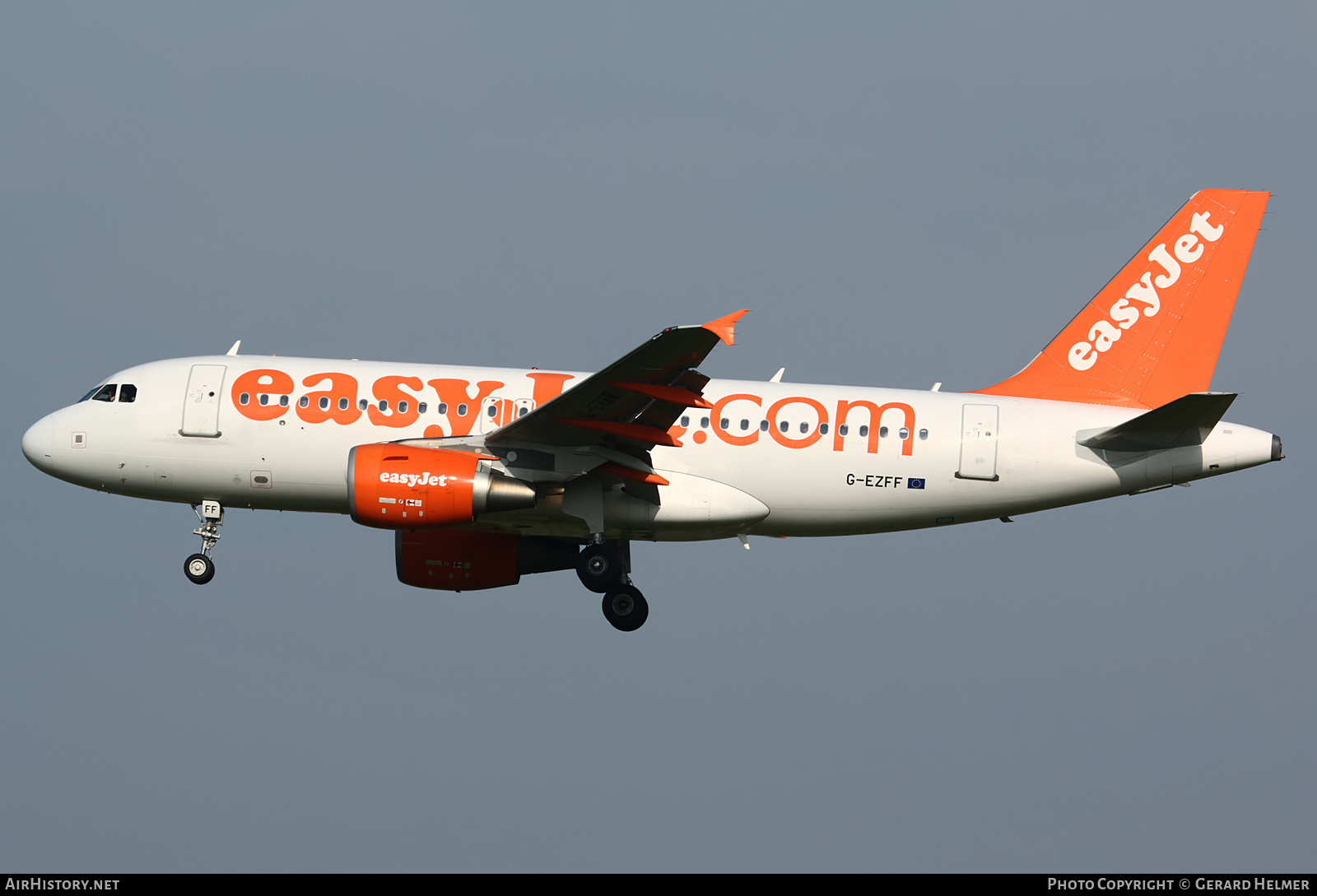 Aircraft Photo of G-EZFF | Airbus A319-111 | EasyJet | AirHistory.net #229548