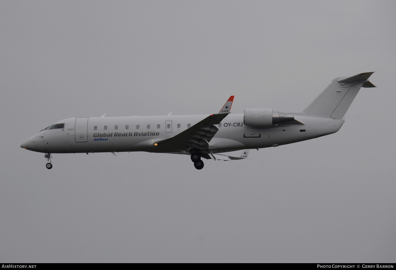 Aircraft Photo of OY-CRJ | Bombardier CRJ-200LR (CL-600-2B19) | Global Reach Aviation - GRA | AirHistory.net #229562