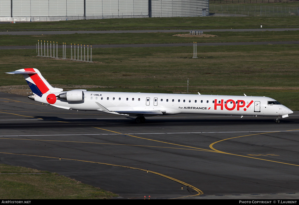 Aircraft Photo of F-HMLM | Bombardier CRJ-1000EL NG (CL-600-2E25) | Hop! | AirHistory.net #229580