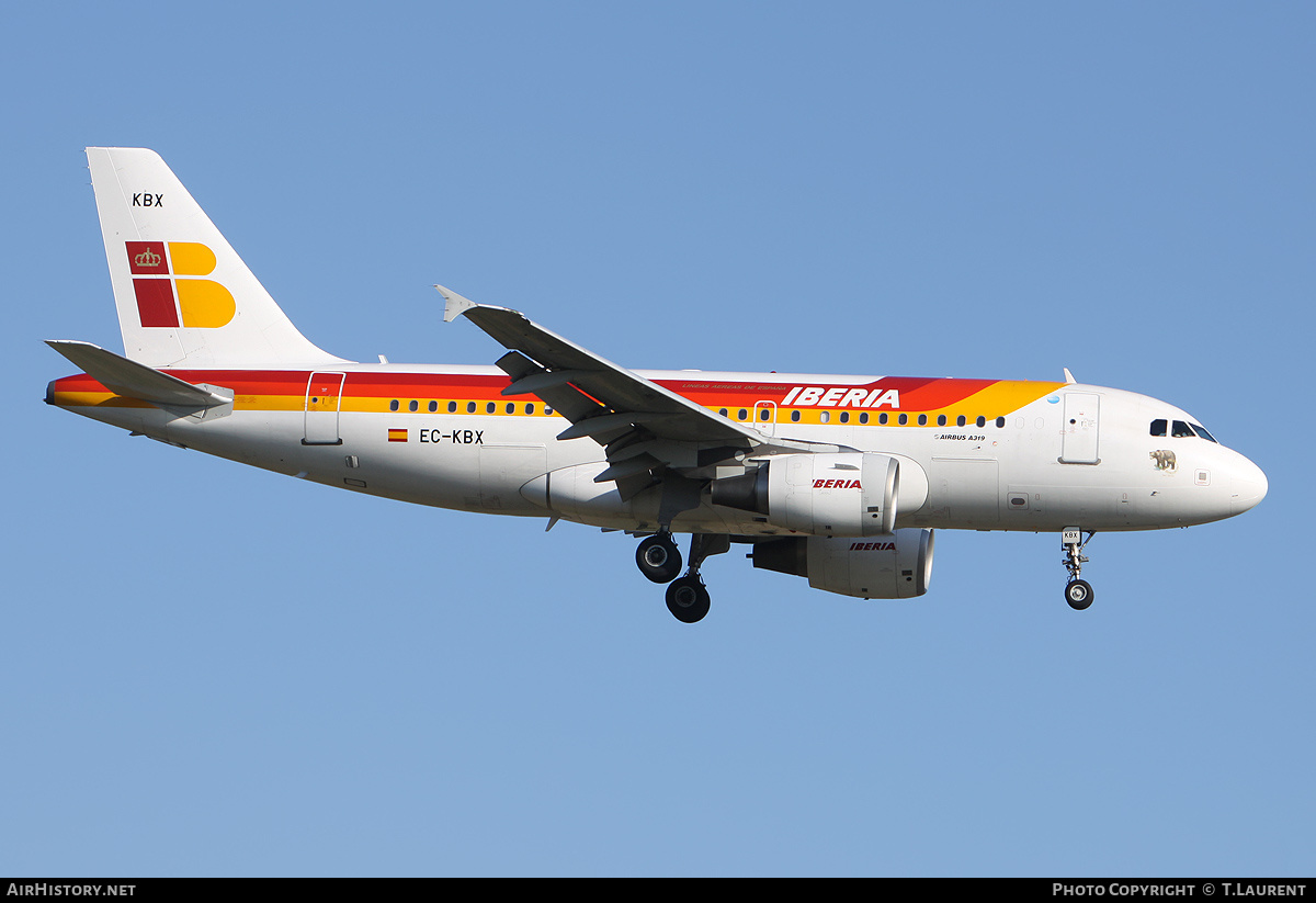 Aircraft Photo of EC-KBX | Airbus A319-111 | Iberia | AirHistory.net #229582