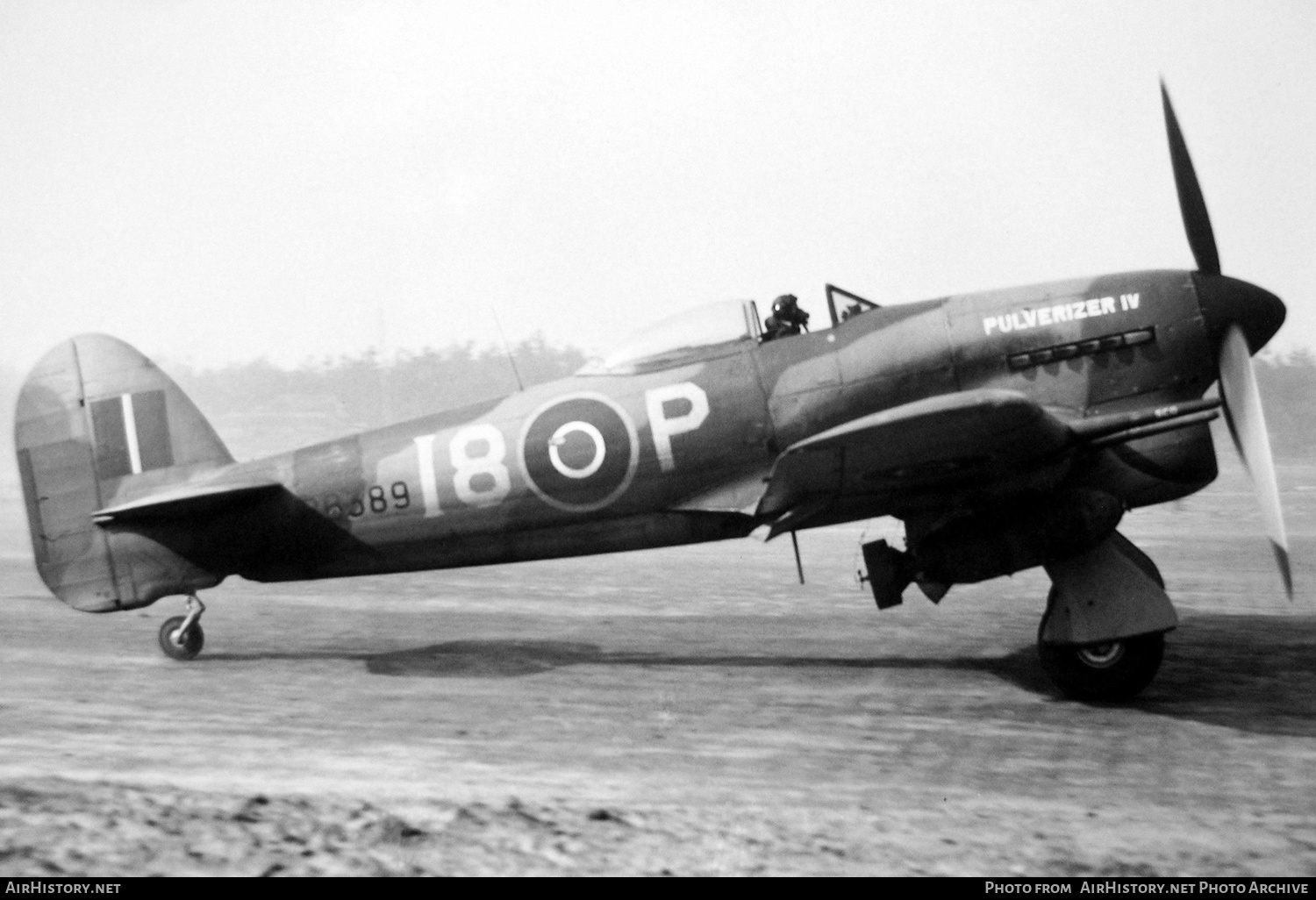 Aircraft Photo of RB389 | Hawker Typhoon Mk1B | Canada - Air Force | AirHistory.net #229588