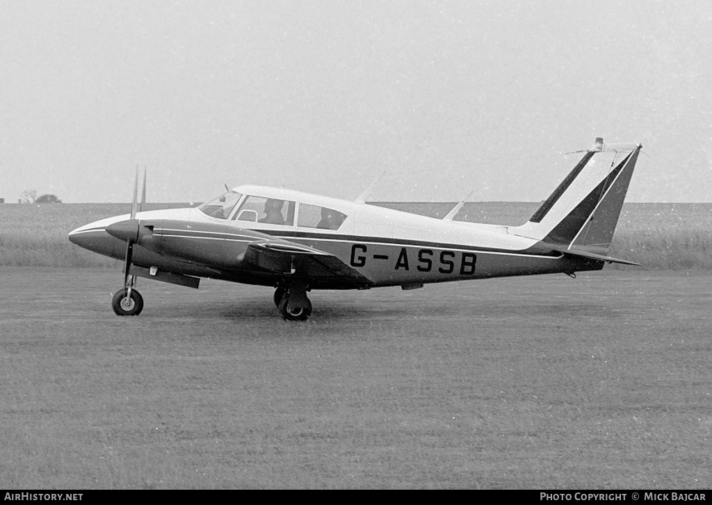 Aircraft Photo of G-ASSB | Piper PA-30-160 Turbo Twin Comanche | AirHistory.net #229664