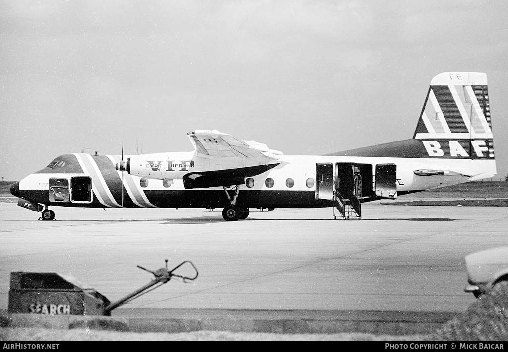 Aircraft Photo of G-BDFE | Handley Page HPR-7 Herald 206 | British Air Ferries - BAF | AirHistory.net #229666