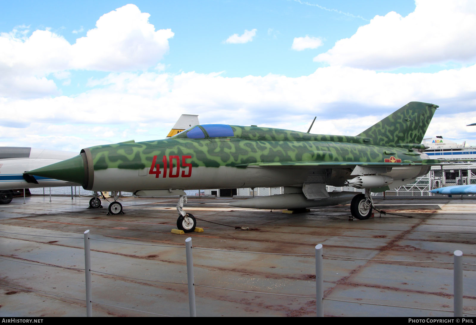 Aircraft Photo of 4105 | Mikoyan-Gurevich MiG-21PFM | Vietnam - Air Force | AirHistory.net #229672