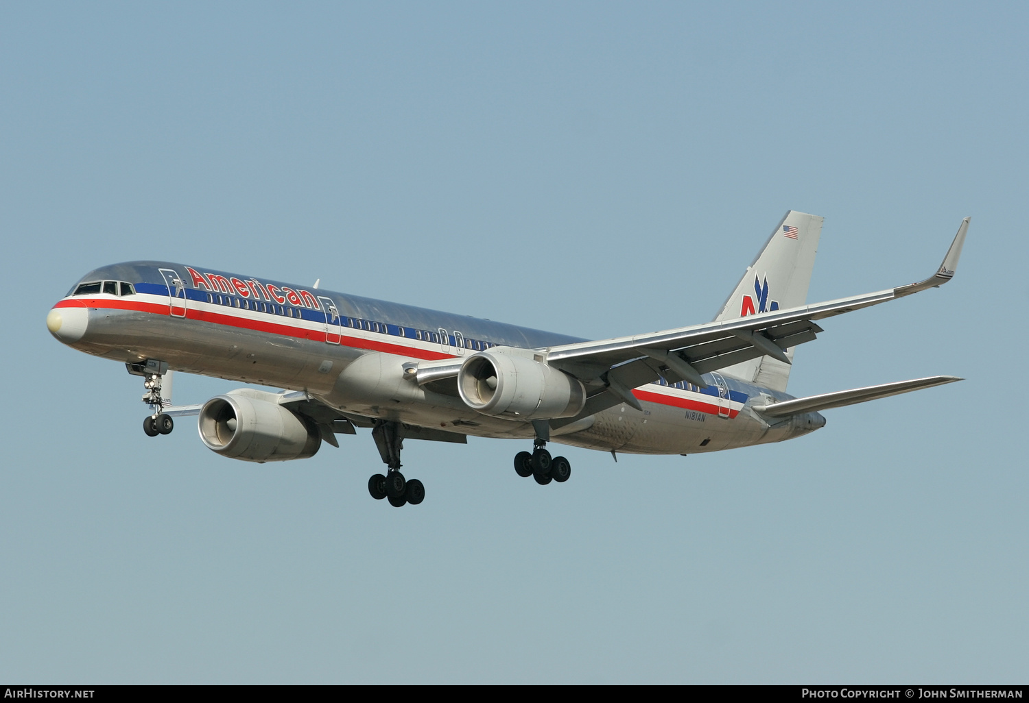 Aircraft Photo of N181AN | Boeing 757-223 | American Airlines | AirHistory.net #229677