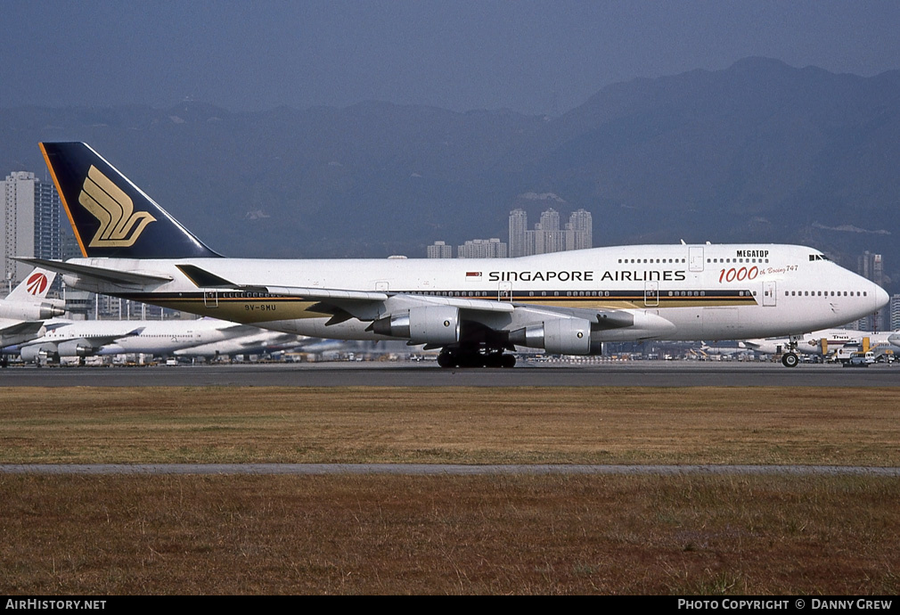 Aircraft Photo of 9V-SMU | Boeing 747-412 | Singapore Airlines | AirHistory.net #229703