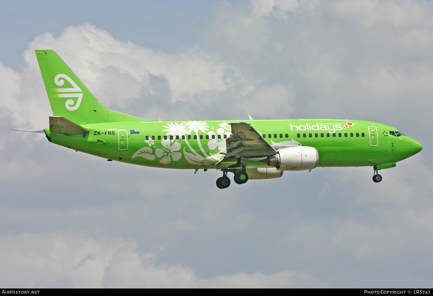 Aircraft Photo of ZK-FRE | Boeing 737-3U3 | Air New Zealand | AirHistory.net #229706