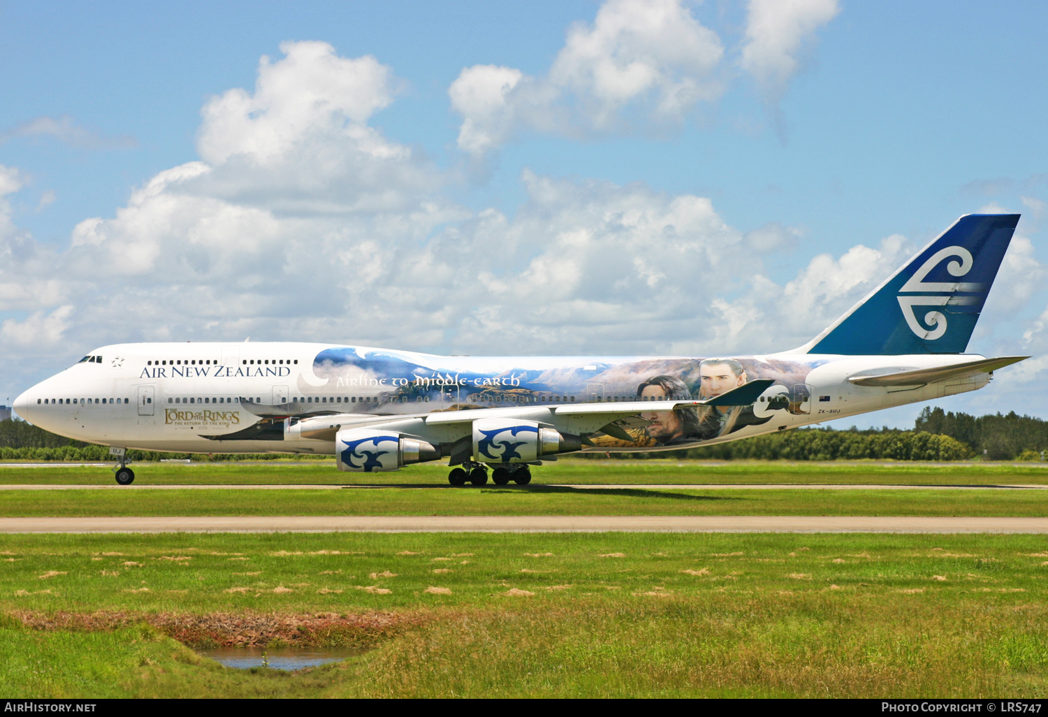 Aircraft Photo of ZK-SUJ | Boeing 747-4F6 | Air New Zealand | AirHistory.net #229712