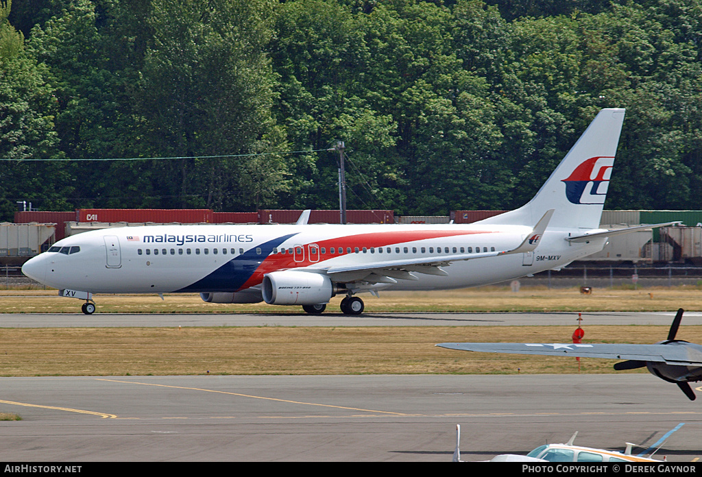 Aircraft Photo of 9M-MXV | Boeing 737-8H6 | Malaysia Airlines | AirHistory.net #229718