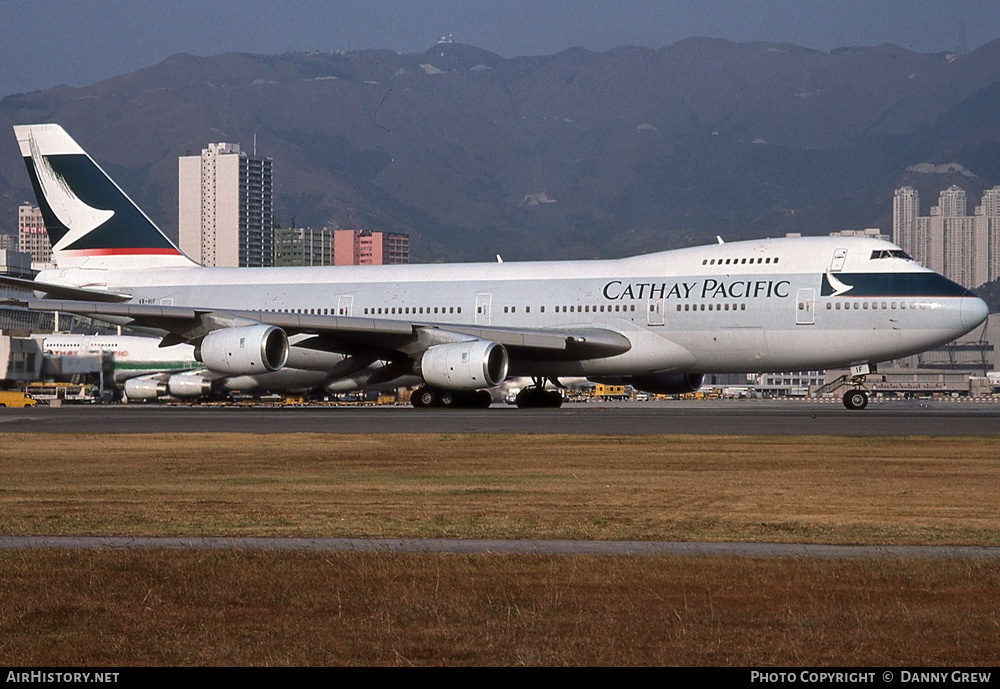 Aircraft Photo of VR-HIF | Boeing 747-267B | Cathay Pacific Airways | AirHistory.net #229745