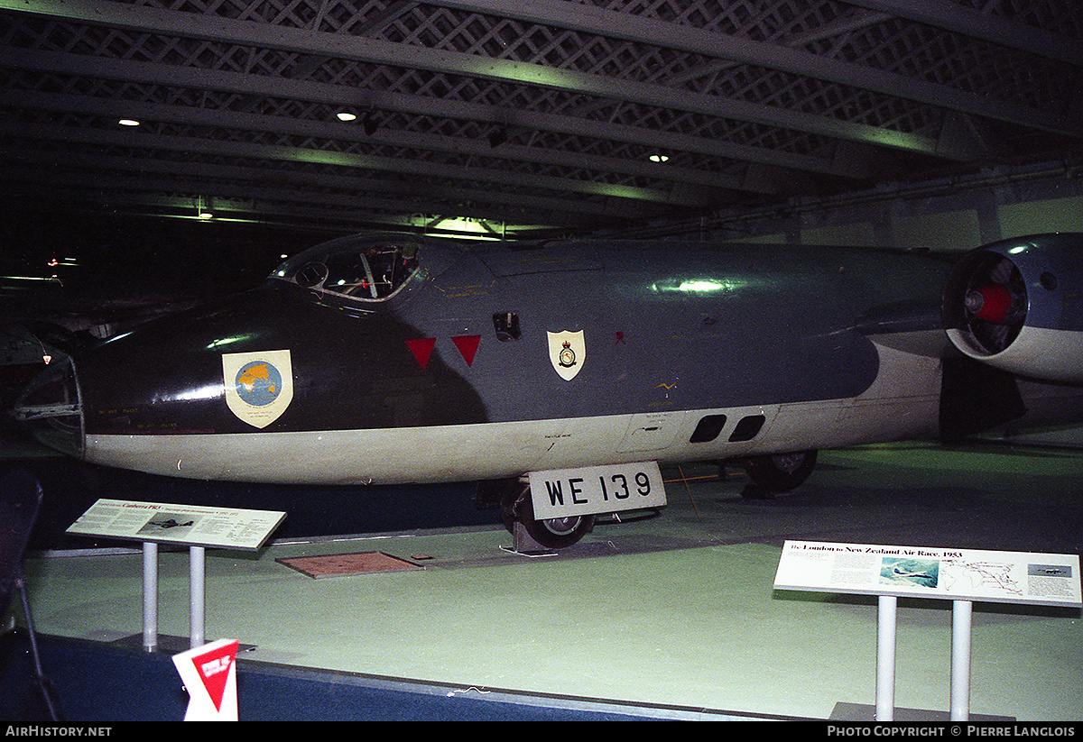 Aircraft Photo of WE139 | English Electric Canberra PR3 | UK - Air Force | AirHistory.net #229774