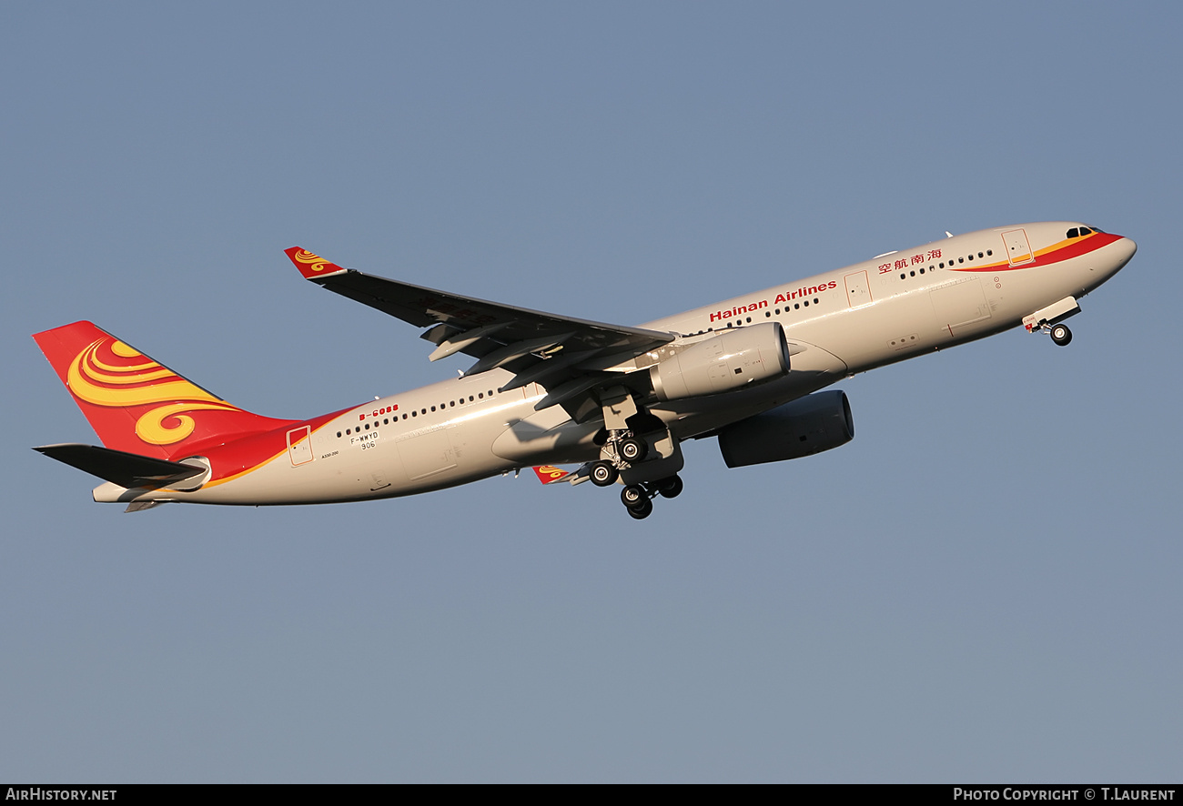 Aircraft Photo of F-WWYD | Airbus A330-243 | Hainan Airlines | AirHistory.net #229787