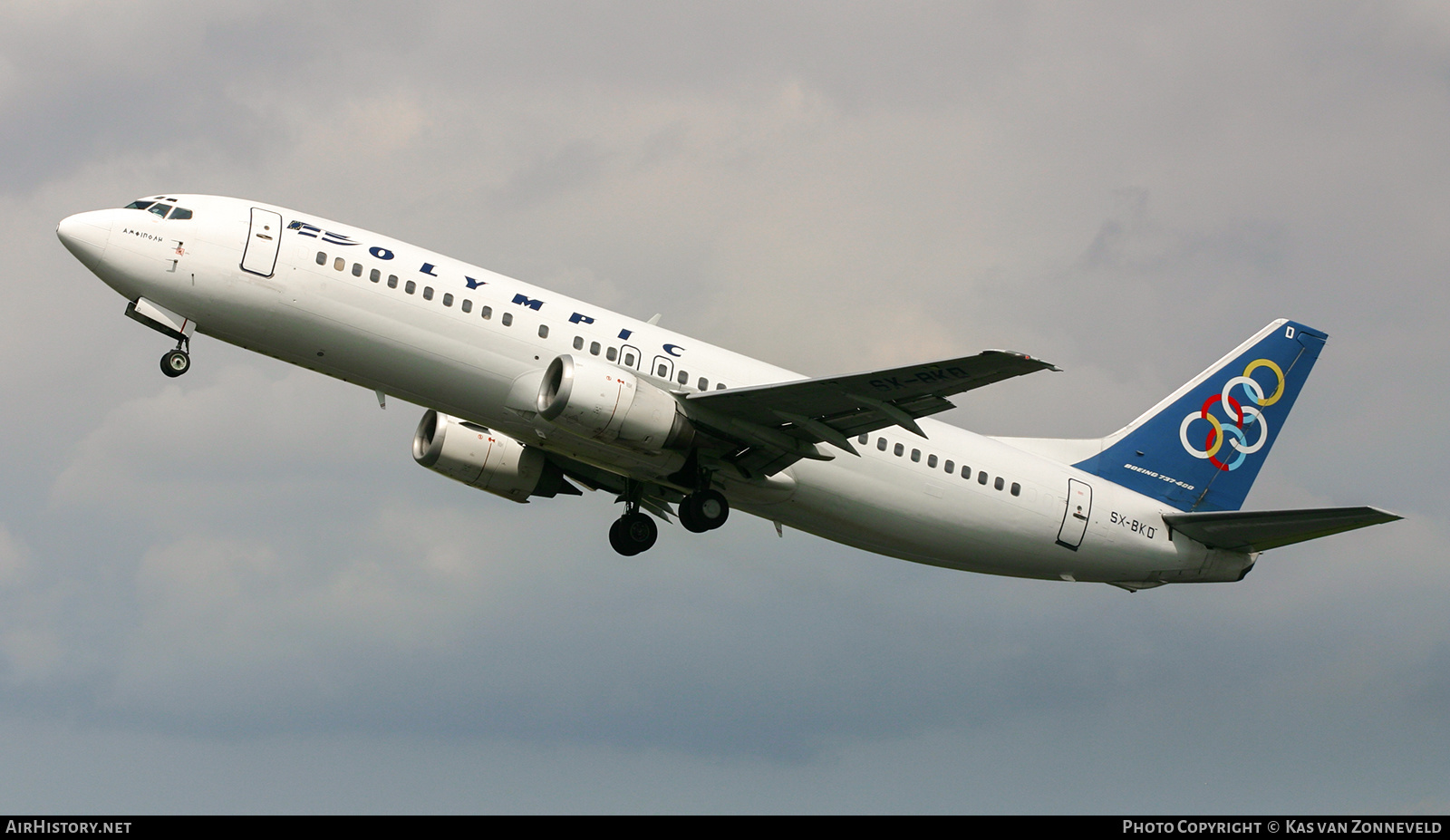 Aircraft Photo of SX-BKD | Boeing 737-484 | Olympic | AirHistory.net #229810