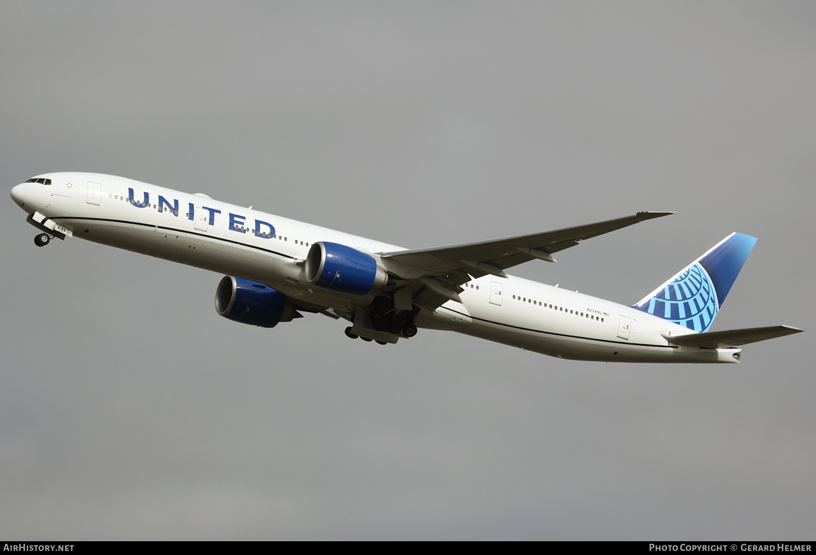 Aircraft Photo of N2749U | Boeing 777-300/ER | United Airlines | AirHistory.net #229818