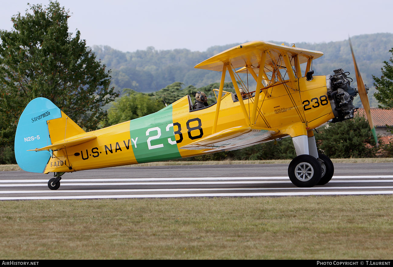 Aircraft Photo of F-AZDI | Boeing N2S-5 Kaydet (E75) | AirHistory.net #229829