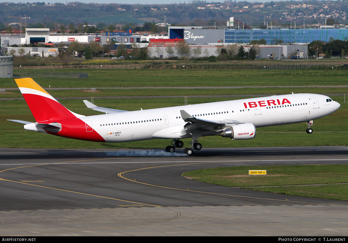 Aircraft Photo of F-WWKR | Airbus A330-302 | Iberia | AirHistory.net #229830