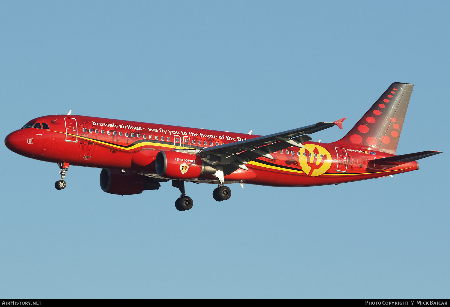 Aircraft Photo of OO-SNA | Airbus A320-214 | Brussels Airlines | AirHistory.net #229833