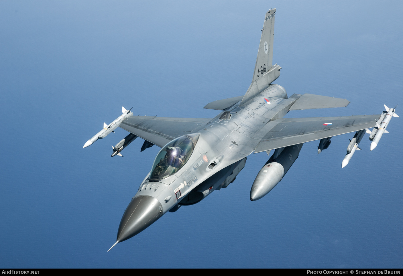 Aircraft Photo of J-616 | General Dynamics F-16A Fighting Falcon | Netherlands - Air Force | AirHistory.net #229836