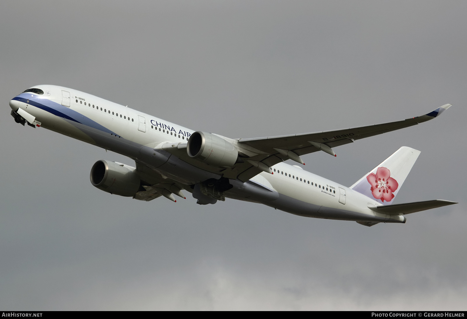 Aircraft Photo of B-18910 | Airbus A350-941 | China Airlines | AirHistory.net #229841