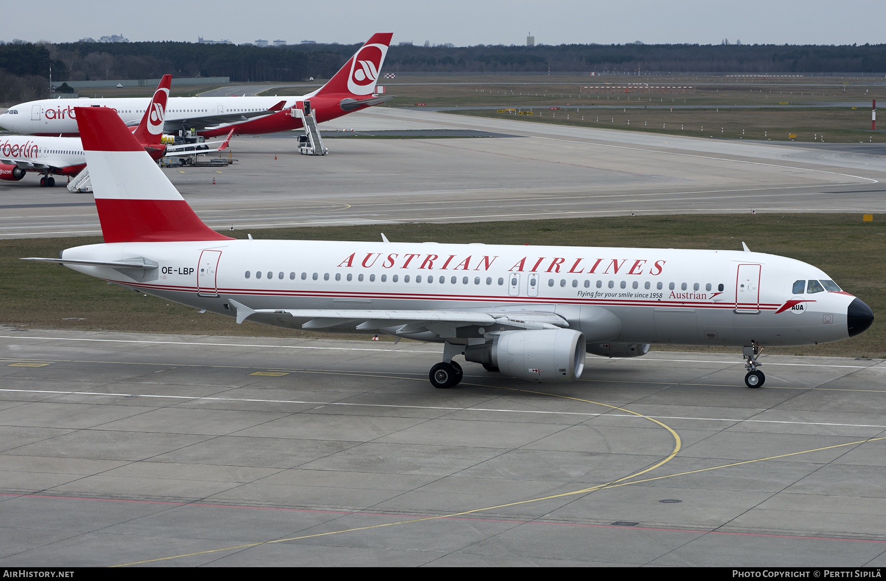 Aircraft Photo of OE-LBP | Airbus A320-214 | Austrian Airlines | AirHistory.net #229845