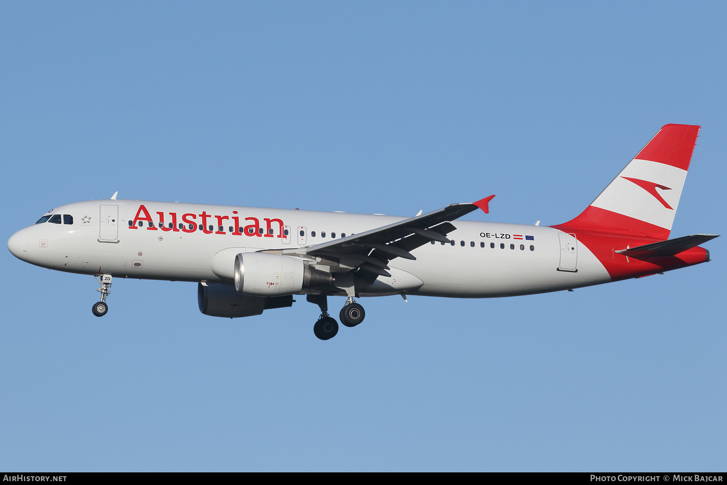 Aircraft Photo of OE-LZD | Airbus A320-214 | Austrian Airlines | AirHistory.net #229852