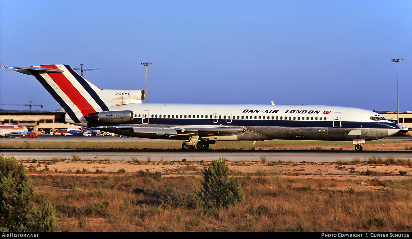 Aircraft Photo of G-BHVT | Boeing 727-212/Adv | Dan-Air London | AirHistory.net #229862