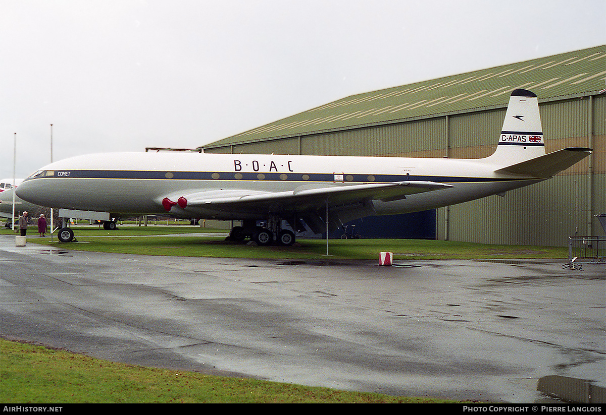 Aircraft Photo of G-APAS | De Havilland D.H. 106 Comet 1XB | BOAC - British Overseas Airways Corporation | AirHistory.net #229863
