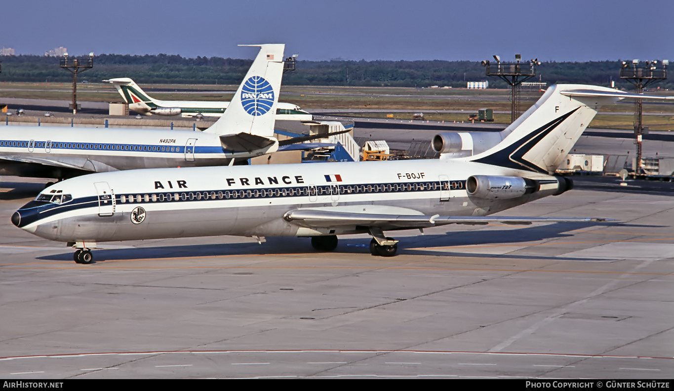 Aircraft Photo of F-BOJF | Boeing 727-228 | Air France | AirHistory.net #229864