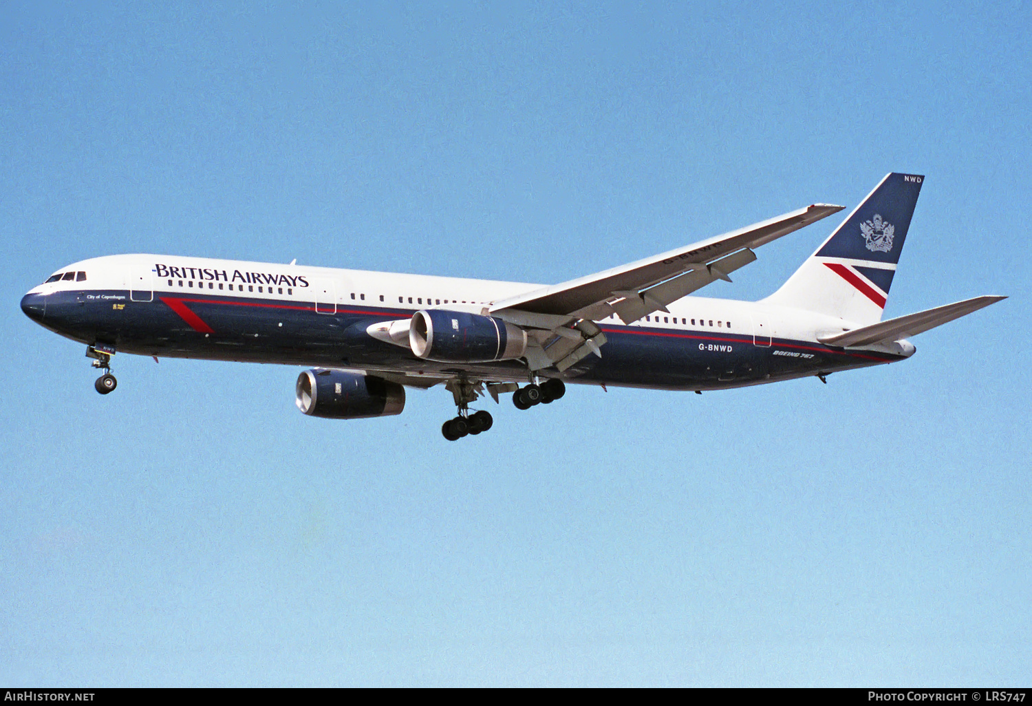 Aircraft Photo of G-BNWD | Boeing 767-336/ER | British Airways | AirHistory.net #229879
