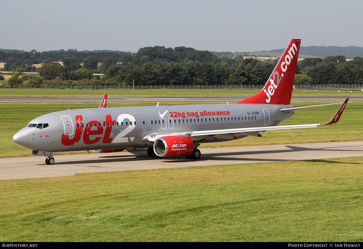 Aircraft Photo of G-JZHB | Boeing 737-8K5 | Jet2 | AirHistory.net #229885
